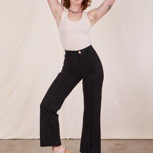 Big Bud Western Pants, Unisex! Basic Black, Small Long